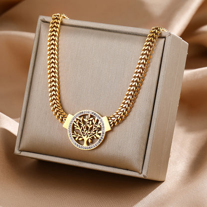 Tree Of Life Gold Necklace