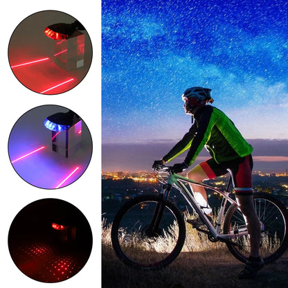 Cycling Light with LED Laser Lines