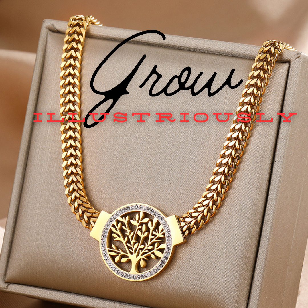 Tree Of Life Gold Necklace