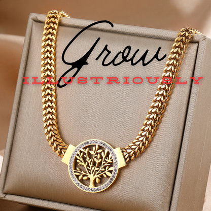 Tree Of Life Gold Necklace