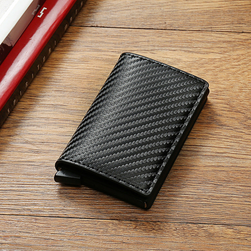 Anti-RFID Aluminium Pop-up Card Wallet with Money Clip